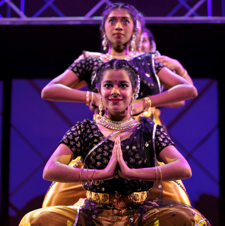 Image of Indian Dance Group members performing at an event